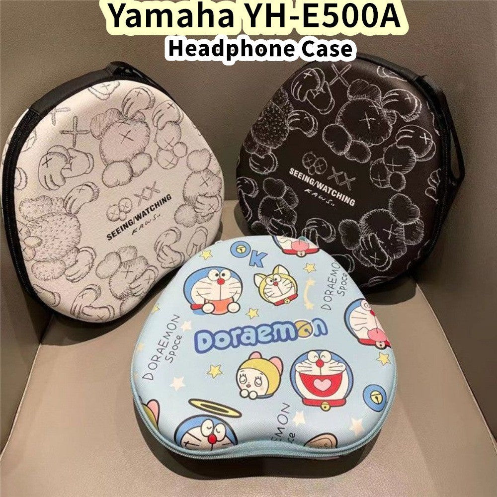 For Yamaha YH-E500A Headphone Case Cartoon Creative Patterns Headset Earpads Storage Bag Casing Box