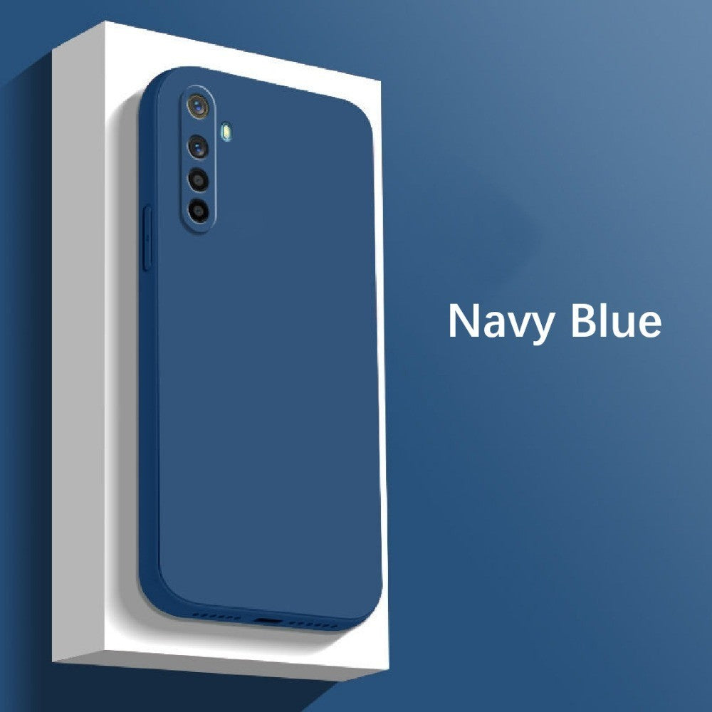 For Realme 6 Cover Drop and wear resistant Silicone Full Case Classic Simple Solid Color Phone Case Cover