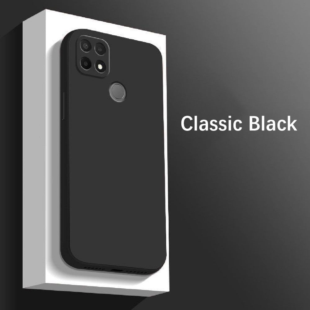 For Realme C21 Cover Drop and wear resistant Silicone Full Case Classic Simple Solid Color Phone Case Cover