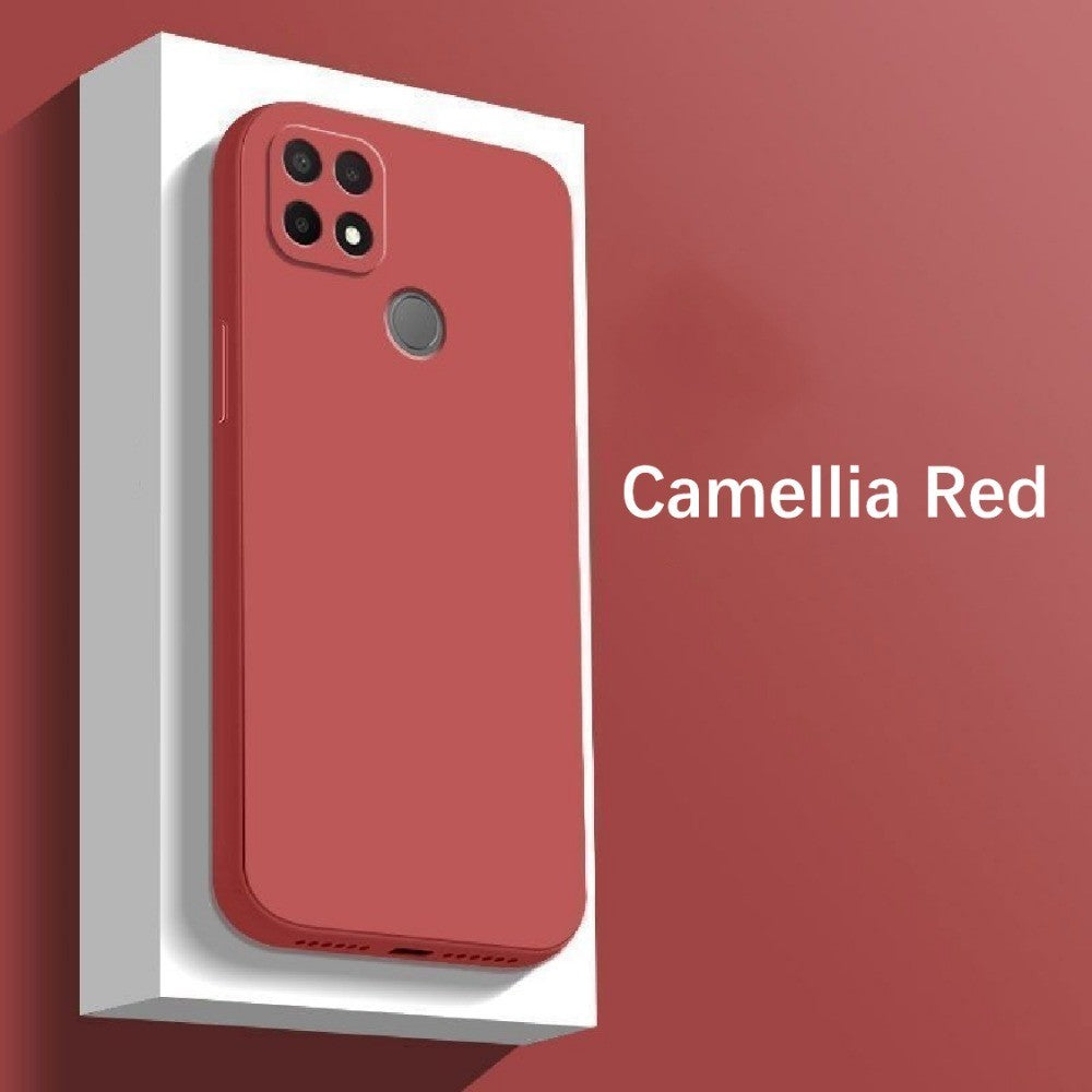 For Realme C21 Cover Drop and wear resistant Silicone Full Case Classic Simple Solid Color Phone Case Cover