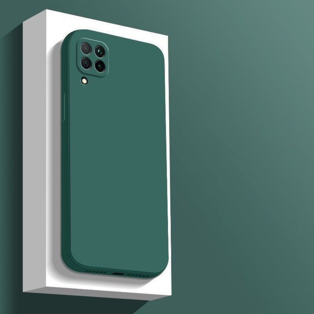 For Samsung Galaxy M32 4G Cover Drop and wear resistant Silicone Full Case Classic Simple Solid Color Phone Case Cover