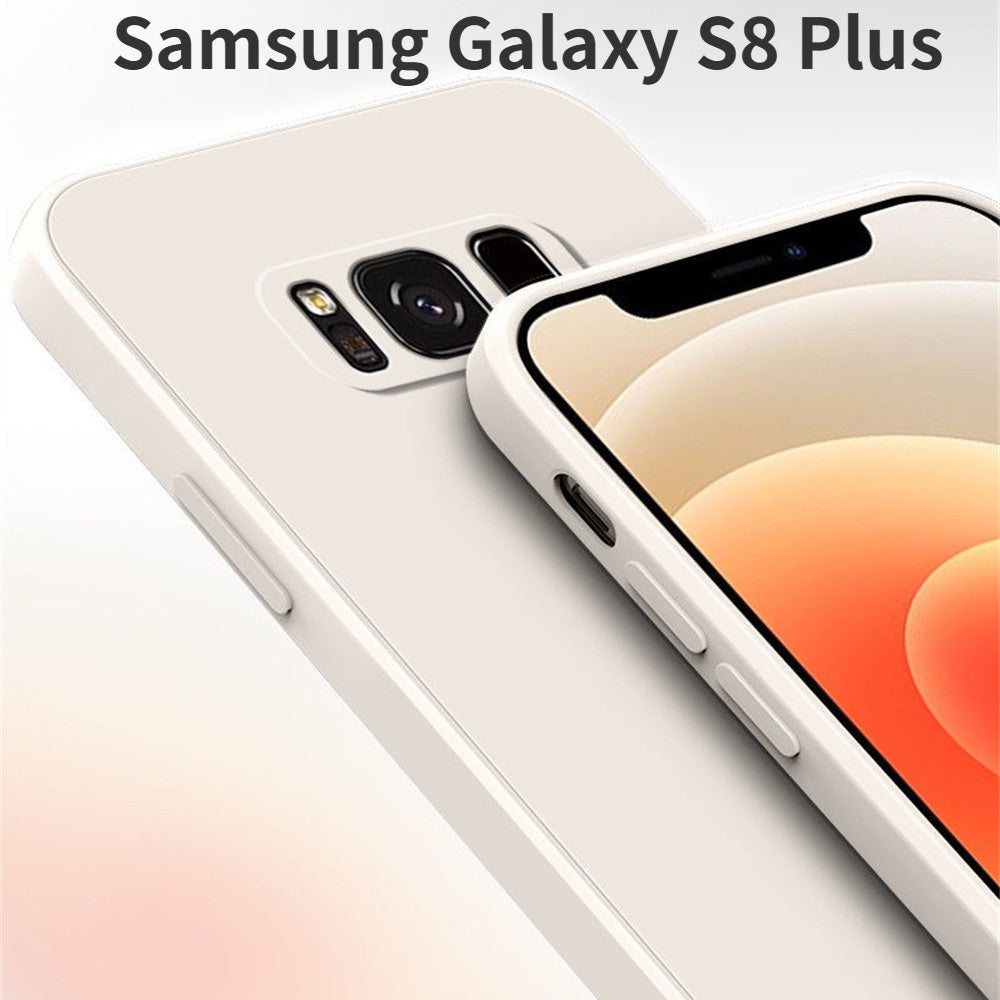 For Samsung Galaxy S8 Plus Cover Drop and wear resistant Silicone Full Case Classic Simple Solid Color Phone Case Cover