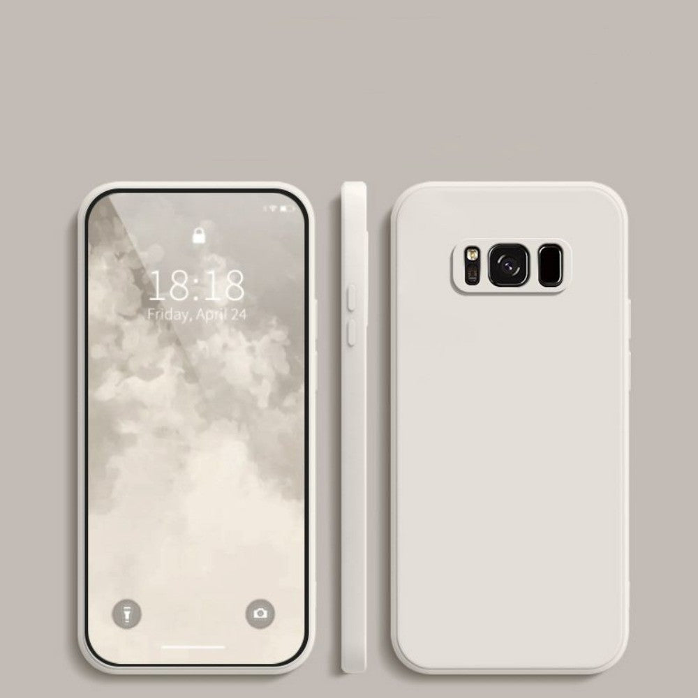 For Samsung Galaxy S8 Plus Cover Drop and wear resistant Silicone Full Case Classic Simple Solid Color Phone Case Cover