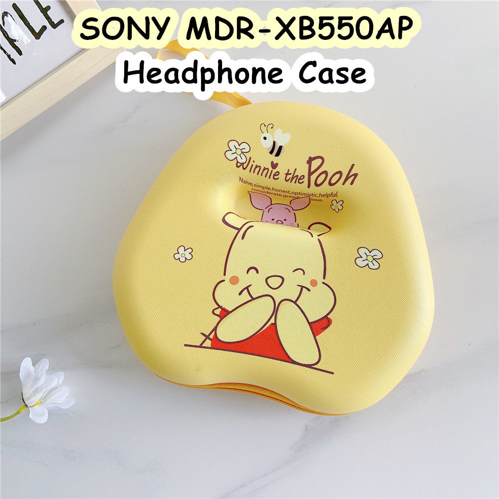 For SONY MDR-XB550AP Headphone Case Cartoon Creative Patterns Headset Earpads Storage Bag Casing Box