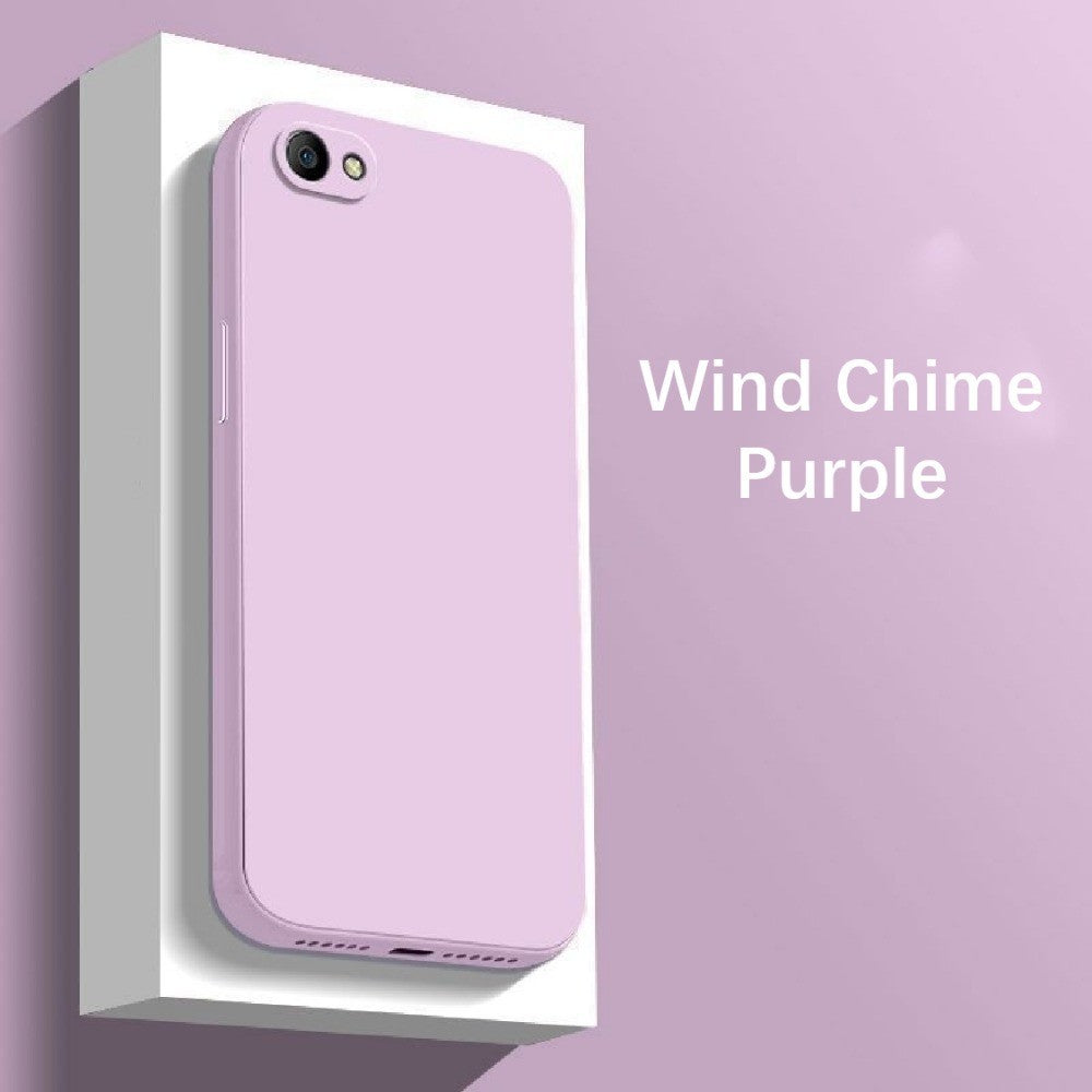 For Realme C2 Cover Drop and wear resistant Silicone Full Case Classic Simple Solid Color Phone Case Cover
