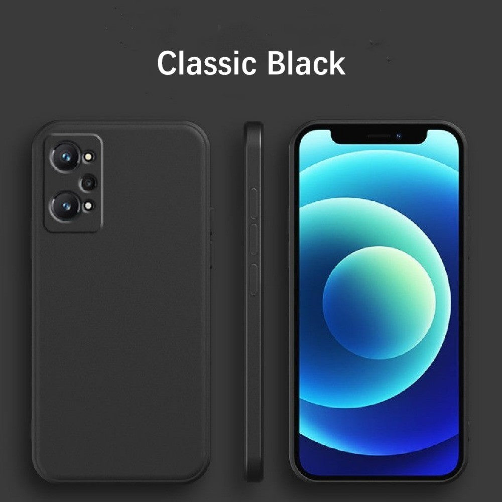 For Realme C31 Cover Drop and wear resistant Silicone Full Case Classic Simple Solid Color Phone Case Cover