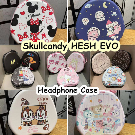 For Skullcandy HESH EVO Headphone Case Cartoon Creative Patterns Headset Earpads Storage Bag Casing Box