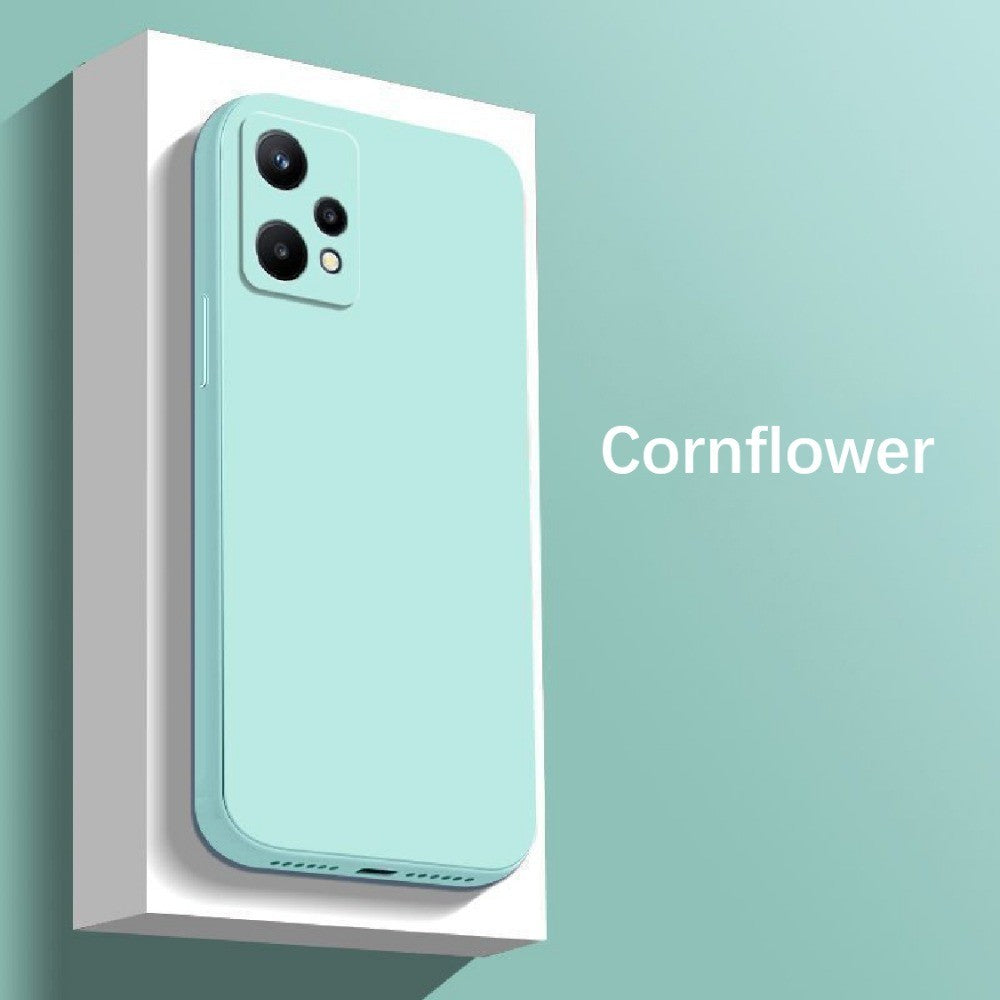 For Realme Q5 Cover Drop and wear resistant Silicone Full Case Classic Simple Solid Color Phone Case Cover