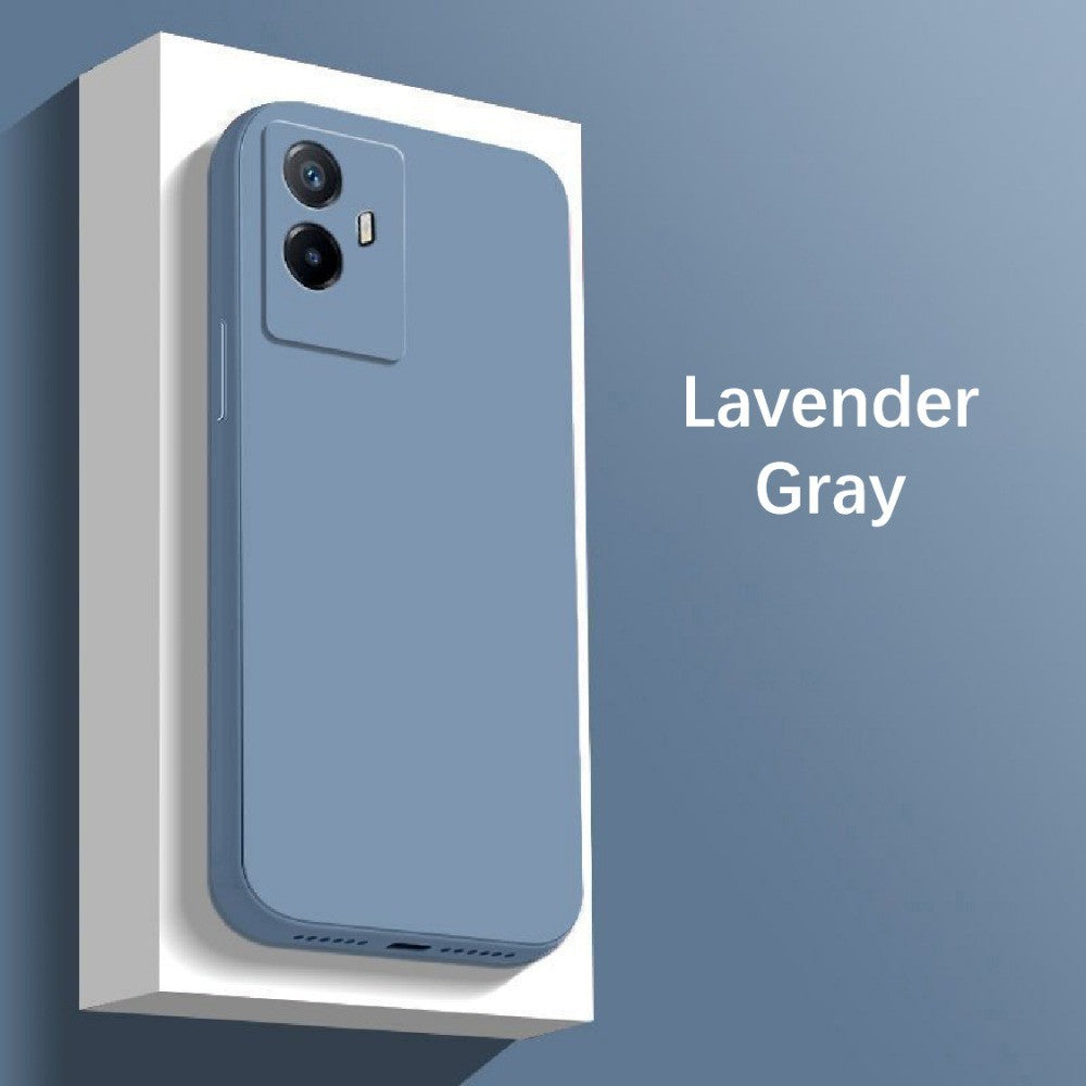 For Realme C55 Cover Drop and wear resistant Silicone Full Case Classic Simple Solid Color Phone Case Cover