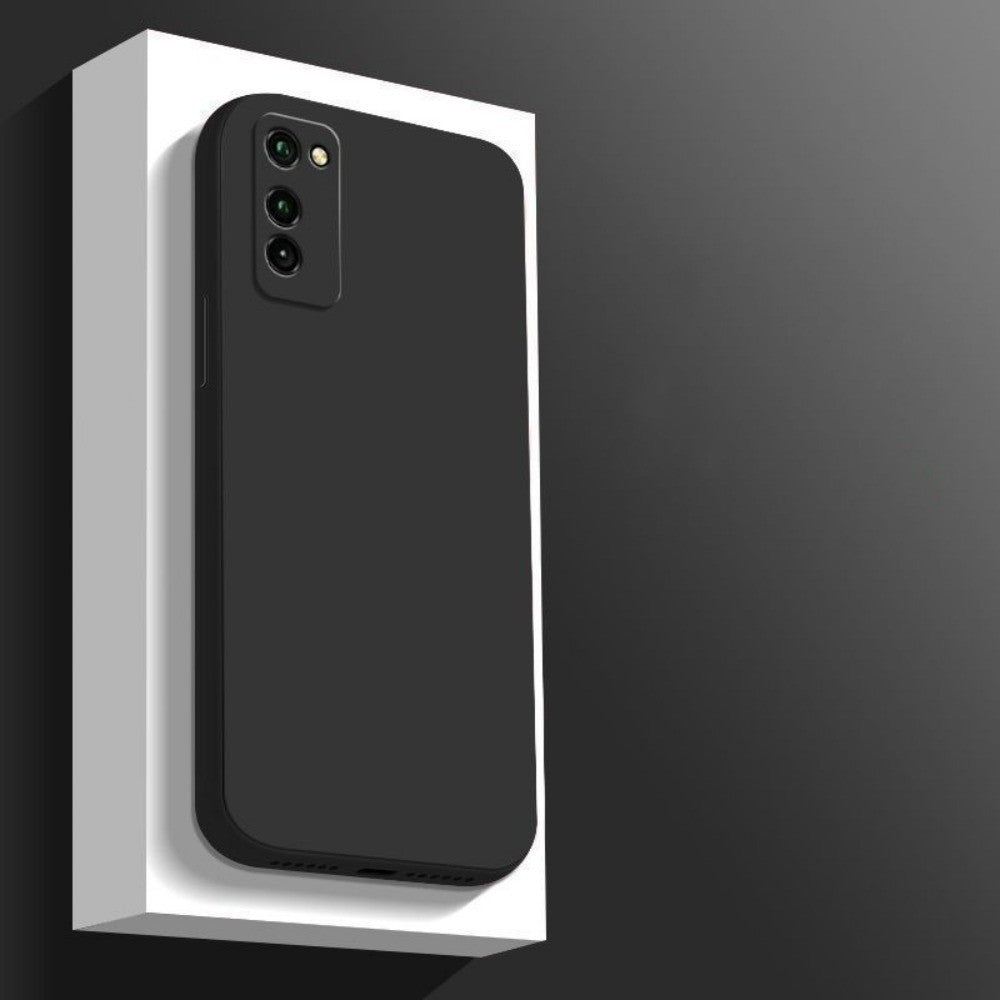 For Samsung Galaxy A91 Cover Drop and wear resistant Silicone Full Case Classic Simple Solid Color Phone Case Cover