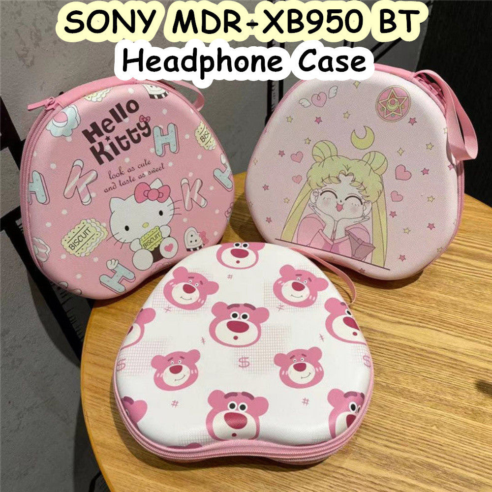 For SONY MDR-XB950 BT Headphone Case Cartoon Creative Patterns Headset Earpads Storage Bag Casing Box