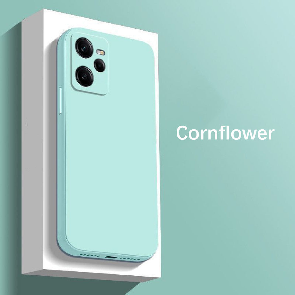 For Realme C35 Cover Drop and wear resistant Silicone Full Case Classic Simple Solid Color Phone Case Cover