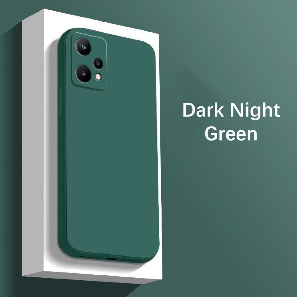 For Realme 9 Pro Cover Drop and wear resistant Silicone Full Case Classic Simple Solid Color Phone Case Cover