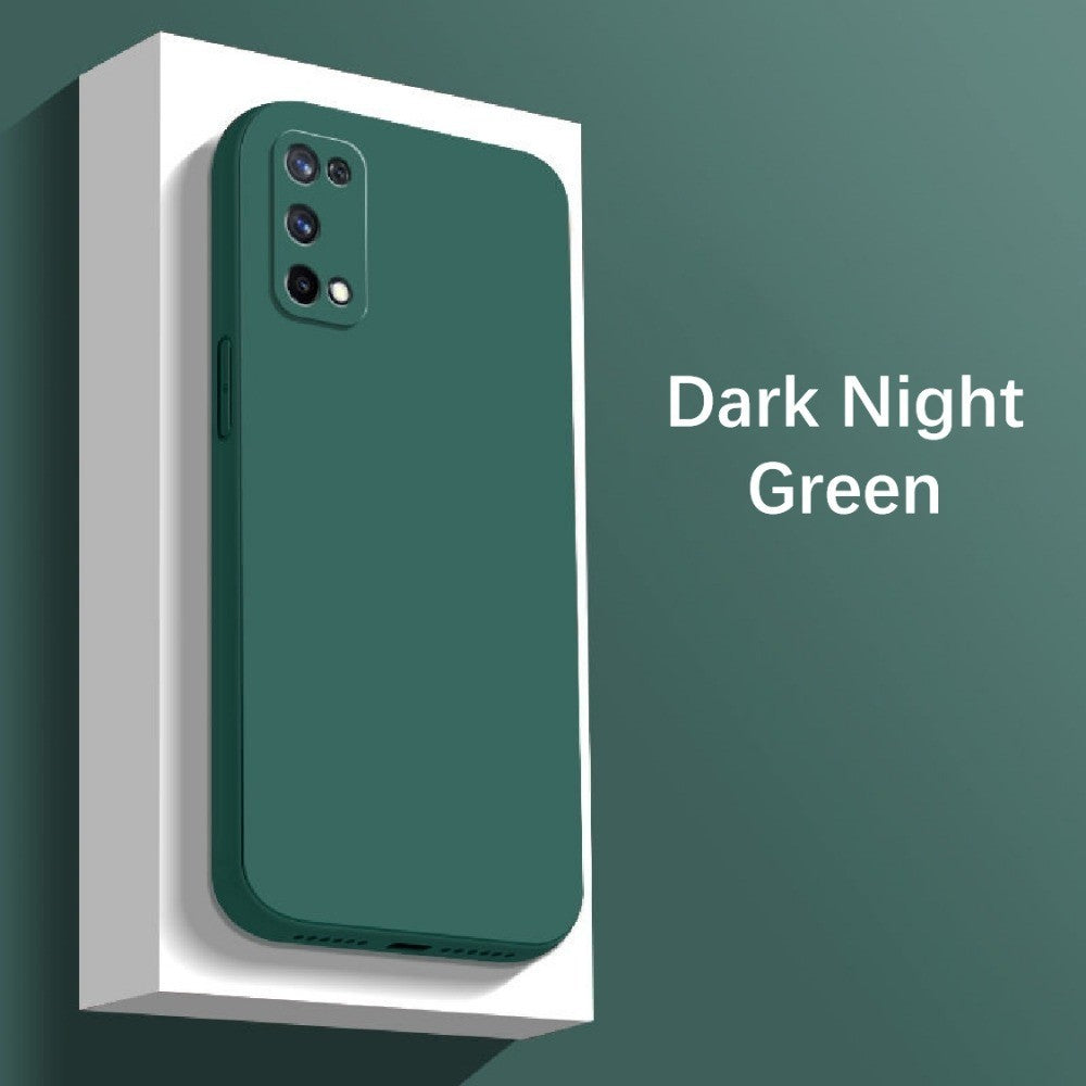 For Realme C17 Cover Drop and wear resistant Silicone Full Case Classic Simple Solid Color Phone Case Cover