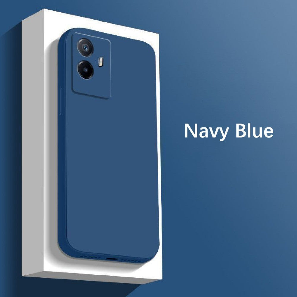 For Realme C55 Cover Drop and wear resistant Silicone Full Case Classic Simple Solid Color Phone Case Cover