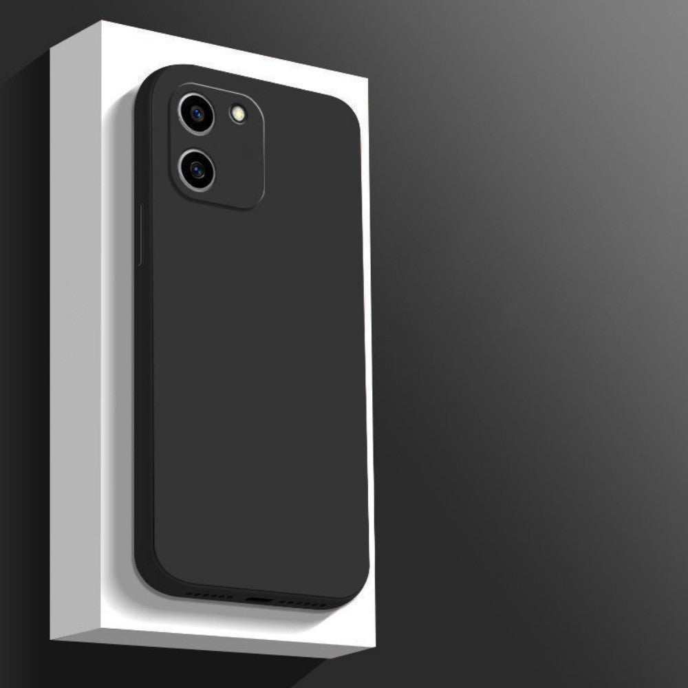 For Samsung Galaxy A03 Cover Drop and wear resistant Silicone Full Case Classic Simple Solid Color Phone Case Cover