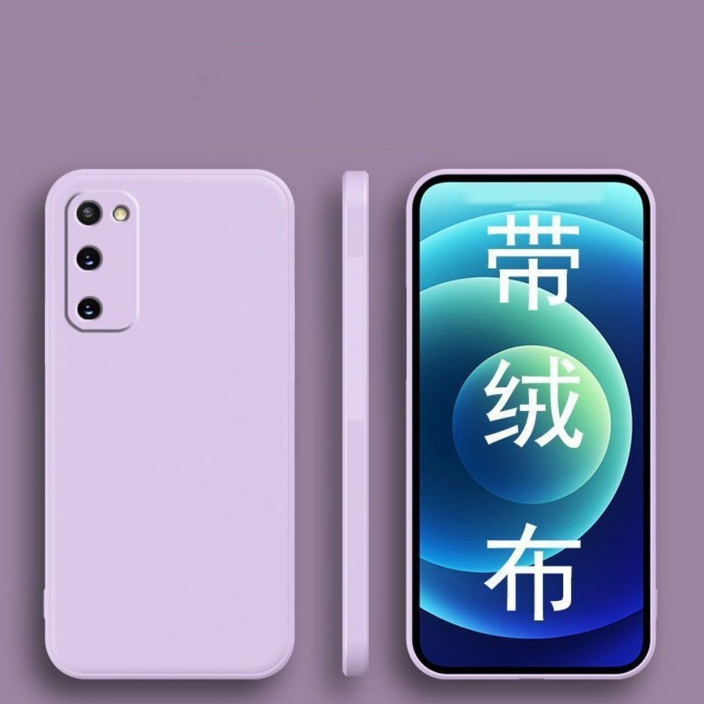 For Samsung Galaxy Note 10 Plus Cover Drop and wear resistant Silicone Full Case Classic Simple Solid Color Phone Case Cover