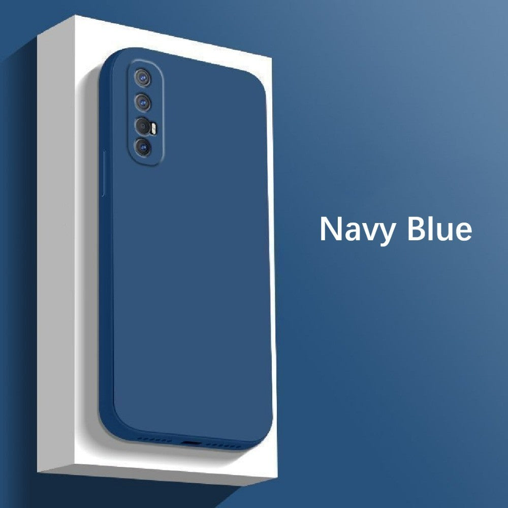 For Realme 7 4G Cover Drop and wear resistant Silicone Full Case Classic Simple Solid Color Phone Case Cover