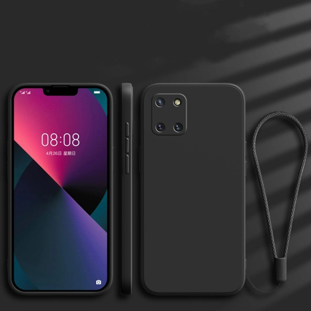 For Samsung Galaxy A81 Cover Drop and wear resistant Silicone Full Case Classic Simple Solid Color Phone Case Cover