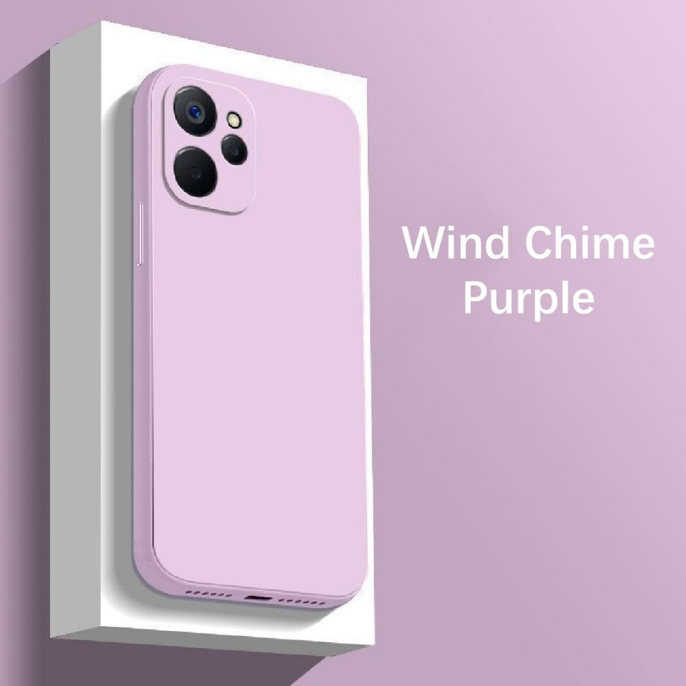 For Realme 9i 5G Cover Drop and wear resistant Silicone Full Case Classic Simple Solid Color Phone Case Cover