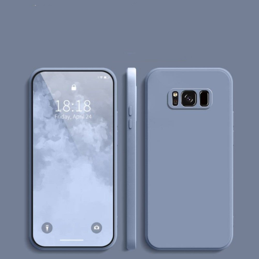 For Samsung Galaxy S8 Plus Cover Drop and wear resistant Silicone Full Case Classic Simple Solid Color Phone Case Cover