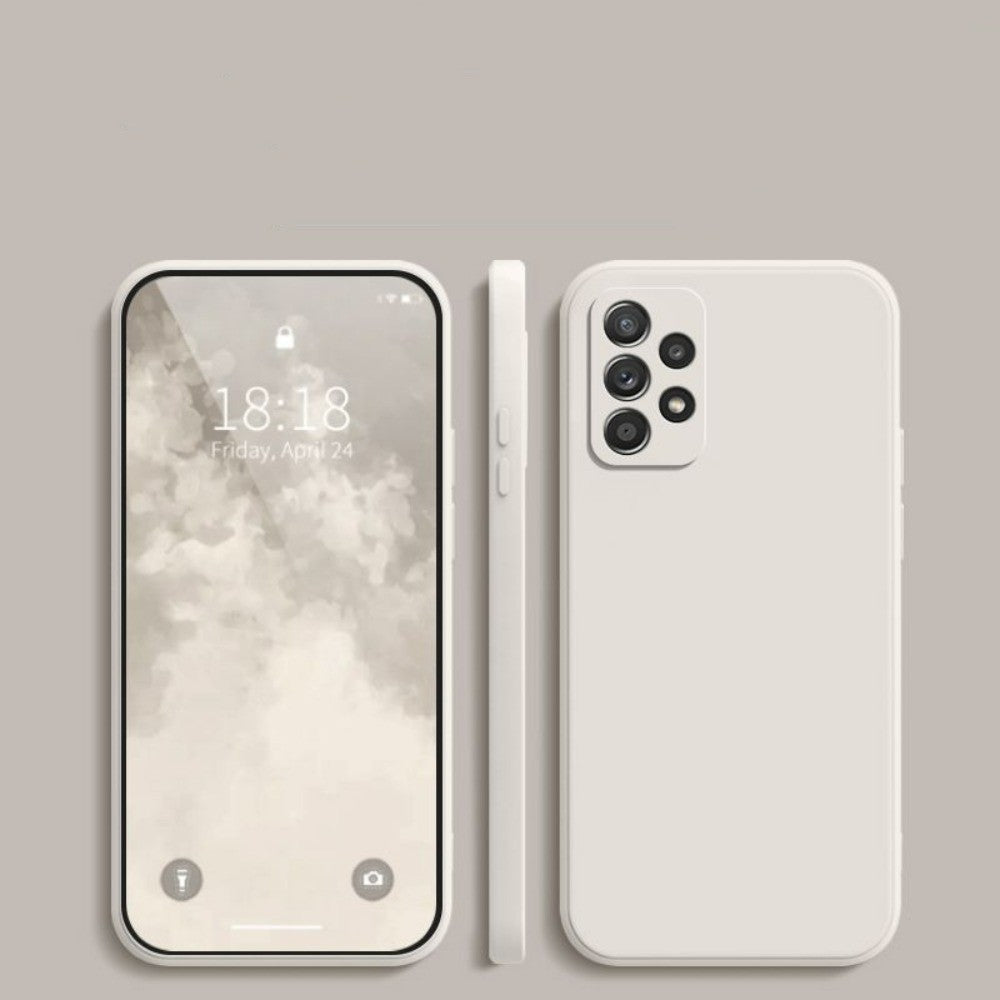 For Samsung Galaxy A52 Cover Drop and wear resistant Silicone Full Case Classic Simple Solid Color Phone Case Cover