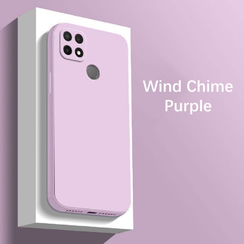 For Realme C21 Cover Drop and wear resistant Silicone Full Case Classic Simple Solid Color Phone Case Cover