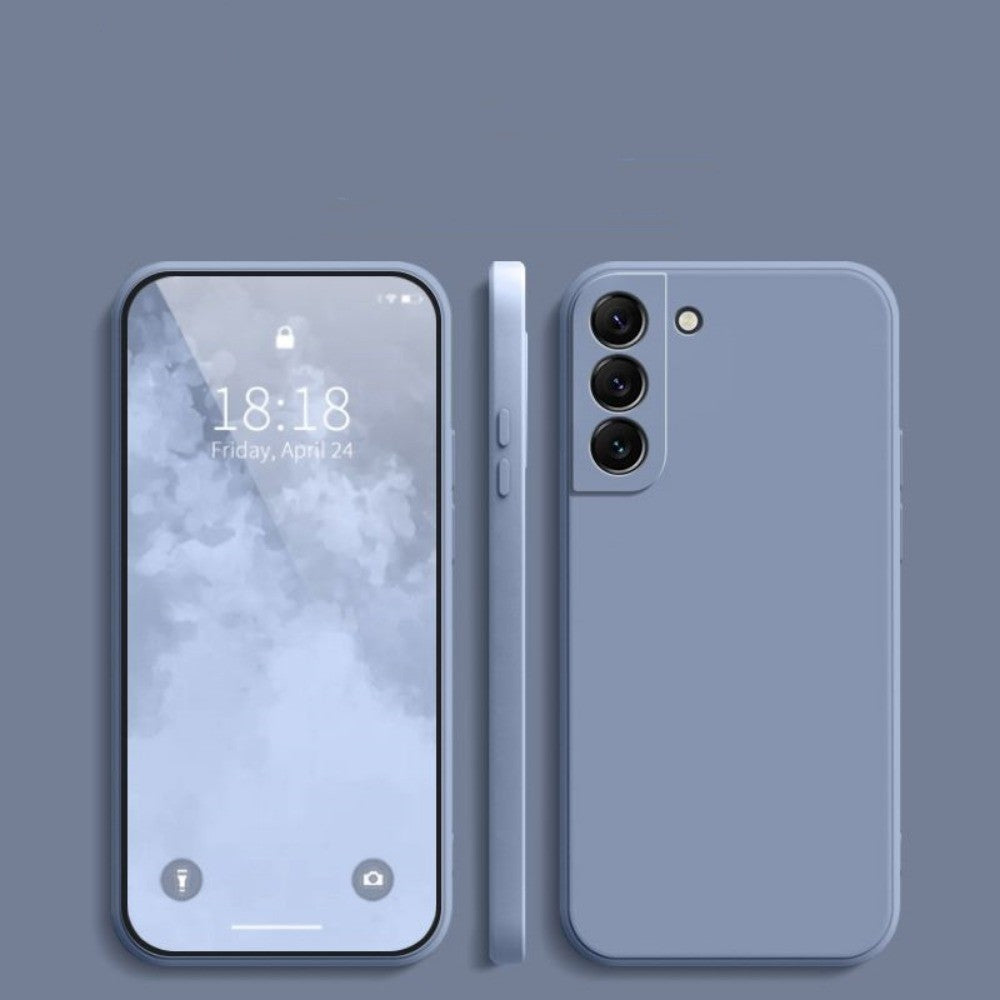 For Samsung Galaxy S23 Plus Cover Drop and wear resistant Silicone Full Case Classic Simple Solid Color Phone Case Cover