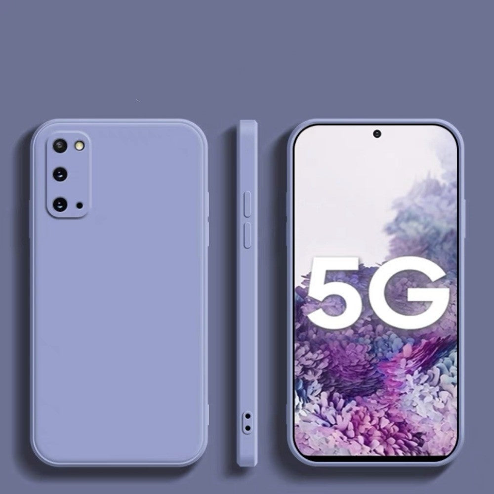 For Samsung Galaxy Note 20 Cover Drop and wear resistant Silicone Full Case Classic Simple Solid Color Phone Case Cover