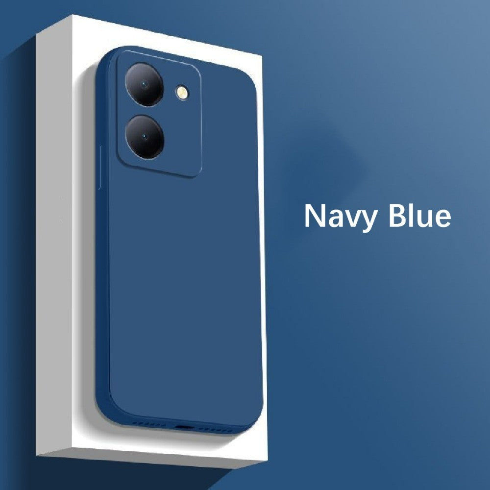 For Realme C33 Cover Drop and wear resistant Silicone Full Case Classic Simple Solid Color Phone Case Cover