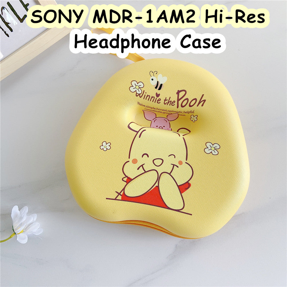 For SONY MDR-1AM2 Hi-Res Headphone Case Cartoon Creative Patterns Headset Earpads Storage Bag Casing Box