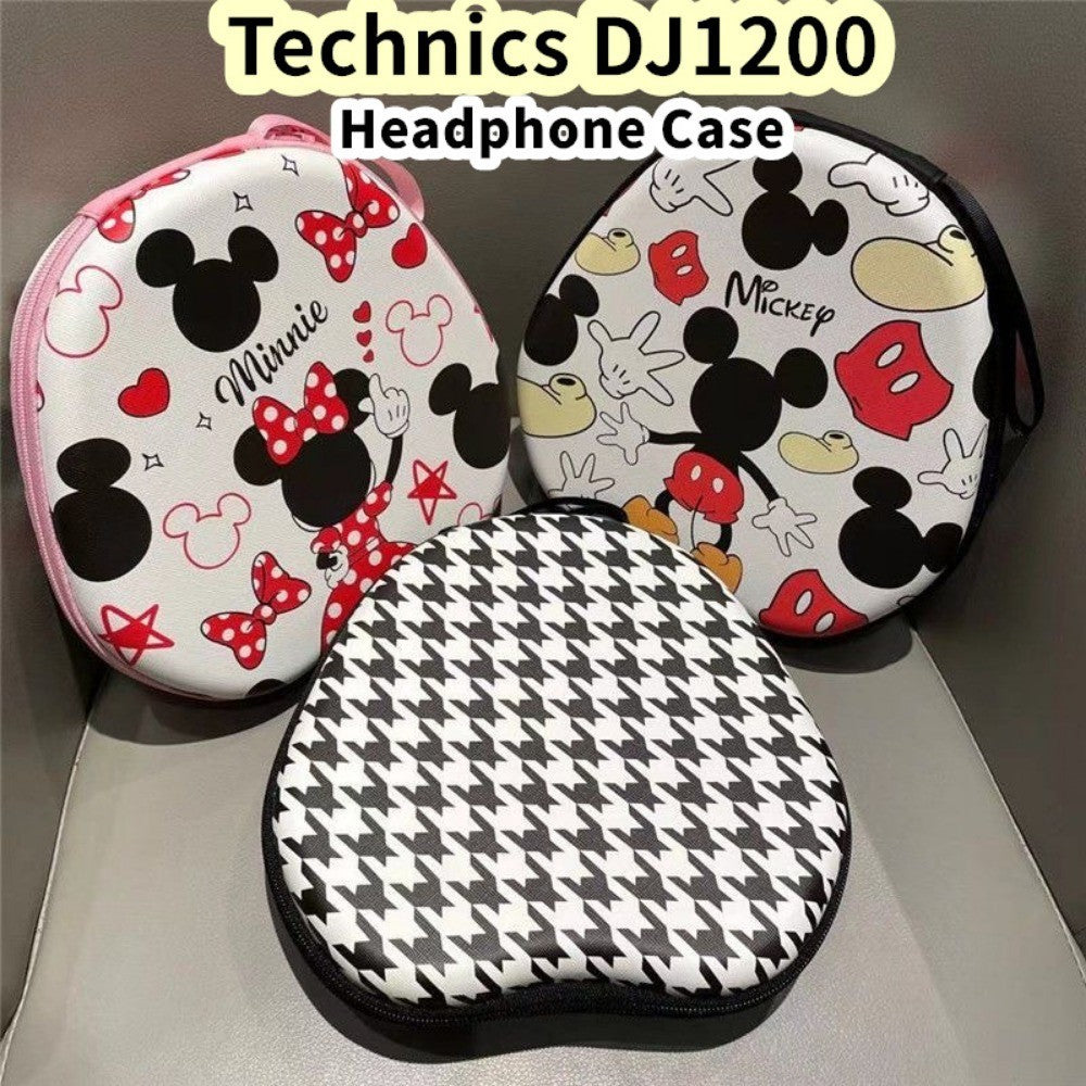 For Technics DJ1200 Headphone Case Cartoon Creative Patterns Headset Earpads Storage Bag Casing Box