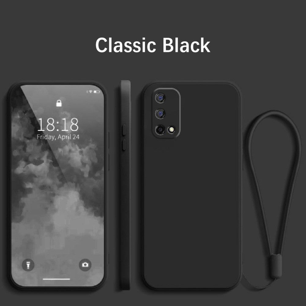 For Realme V5 Cover Drop and wear resistant Silicone Full Case Classic Simple Solid Color Phone Case Cover
