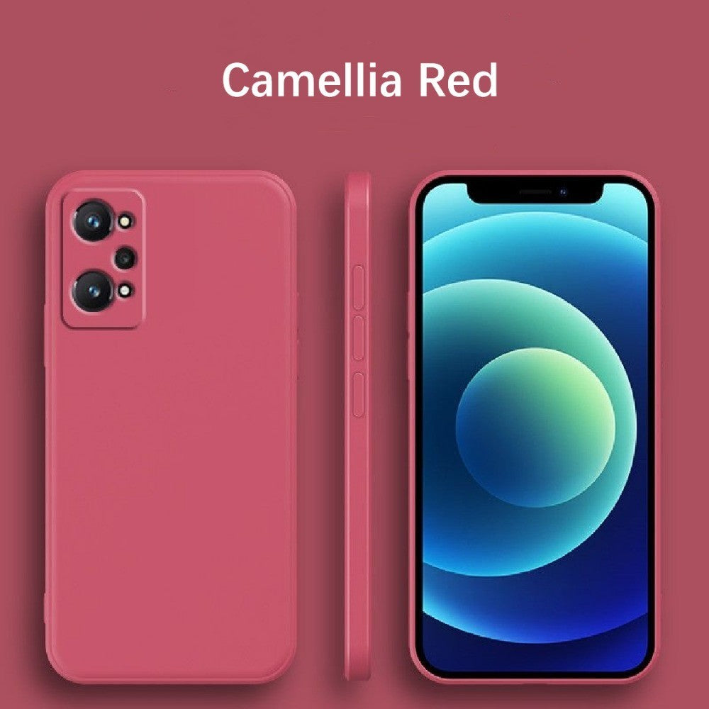 For Realme C31 Cover Drop and wear resistant Silicone Full Case Classic Simple Solid Color Phone Case Cover