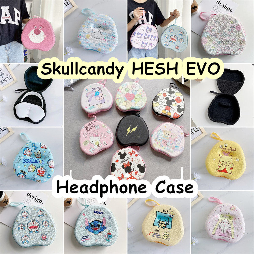 For Skullcandy HESH EVO Headphone Case Cartoon Creative Patterns Headset Earpads Storage Bag Casing Box