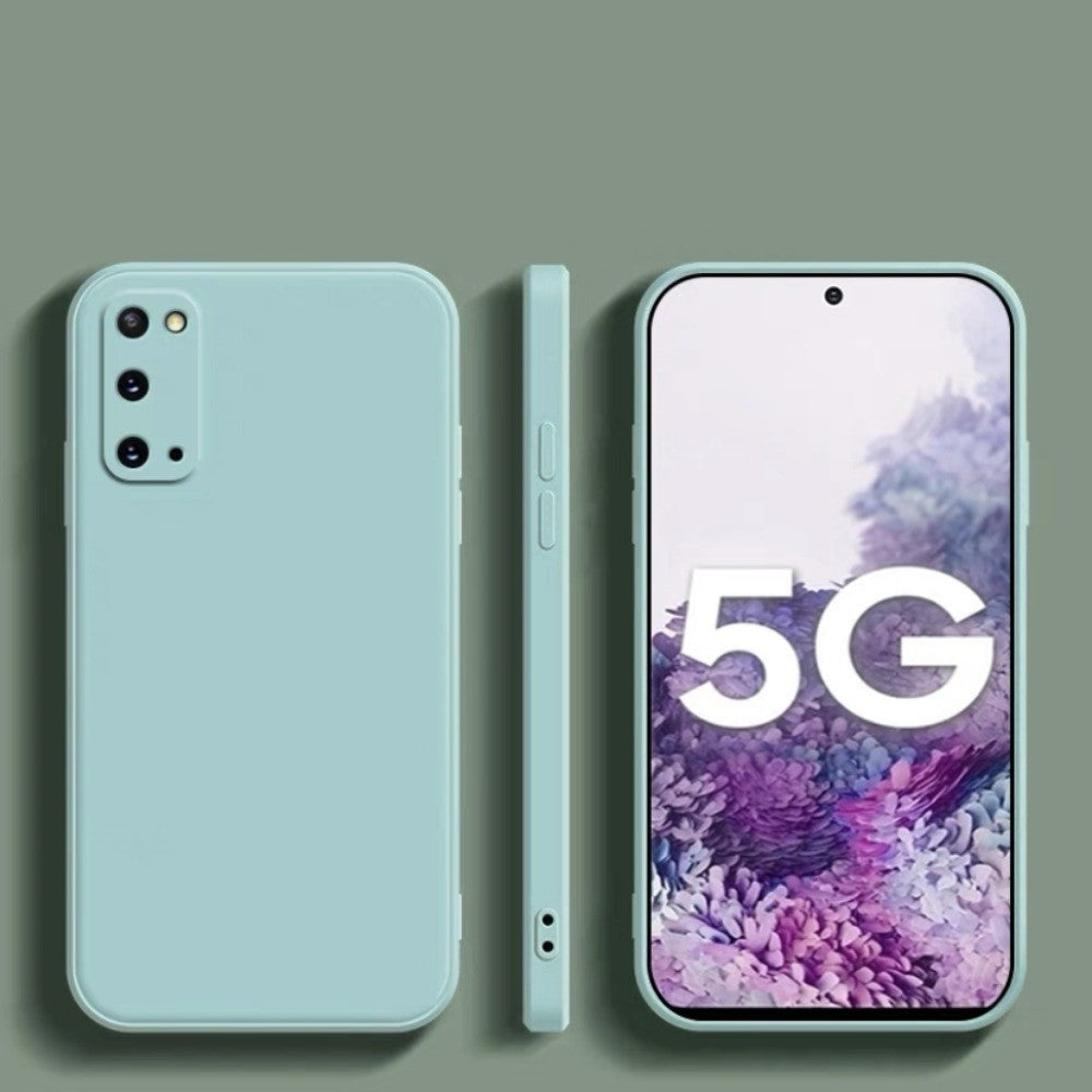For Samsung Galaxy Note 20 Cover Drop and wear resistant Silicone Full Case Classic Simple Solid Color Phone Case Cover