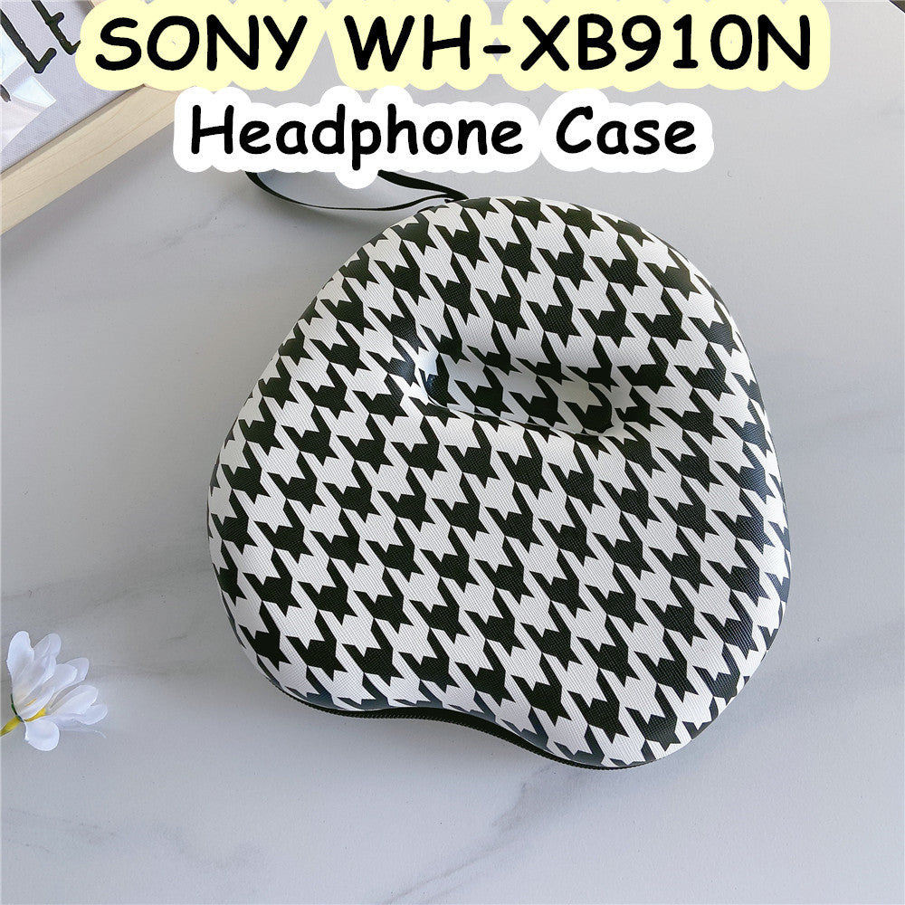 For SONY WH-XB910N Headphone Case Cartoon Creative Patterns Headset Earpads Storage Bag Casing Box