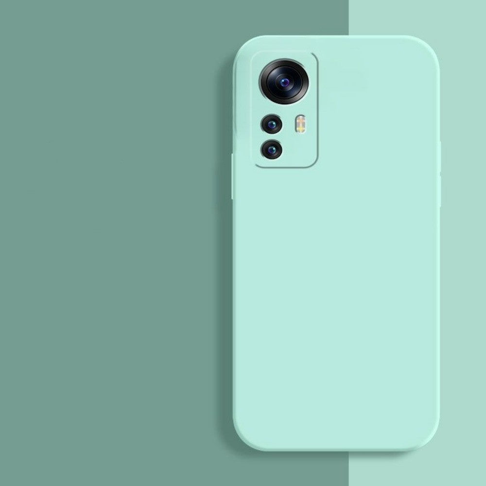 For Xiaomi 12T Cover Drop and wear resistant Silicone Full Case Classic Simple Solid Color Phone Case Cover