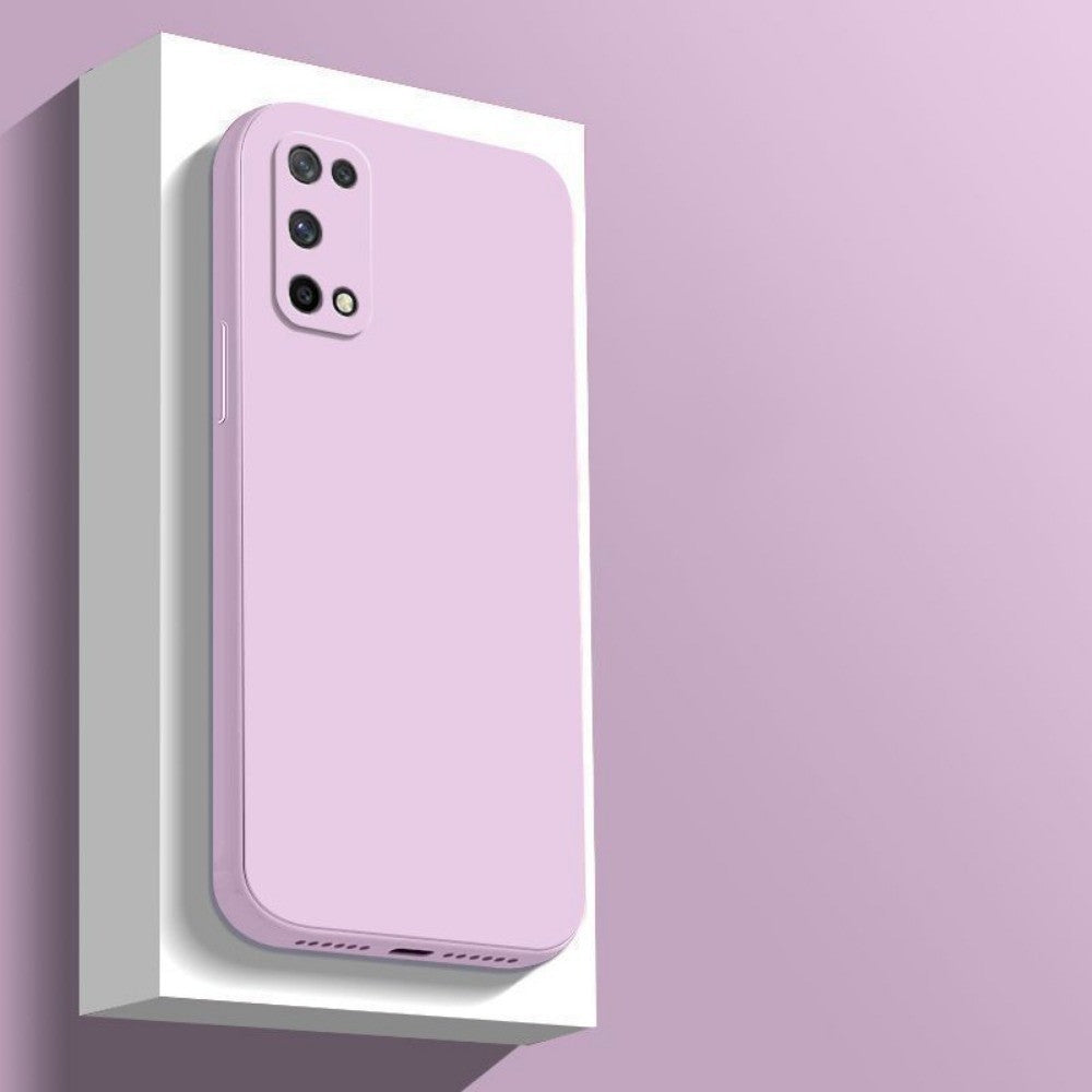 For OPPO K7X Cover Drop and wear resistant Silicone Full Case Classic Simple Solid Color Phone Case Cover