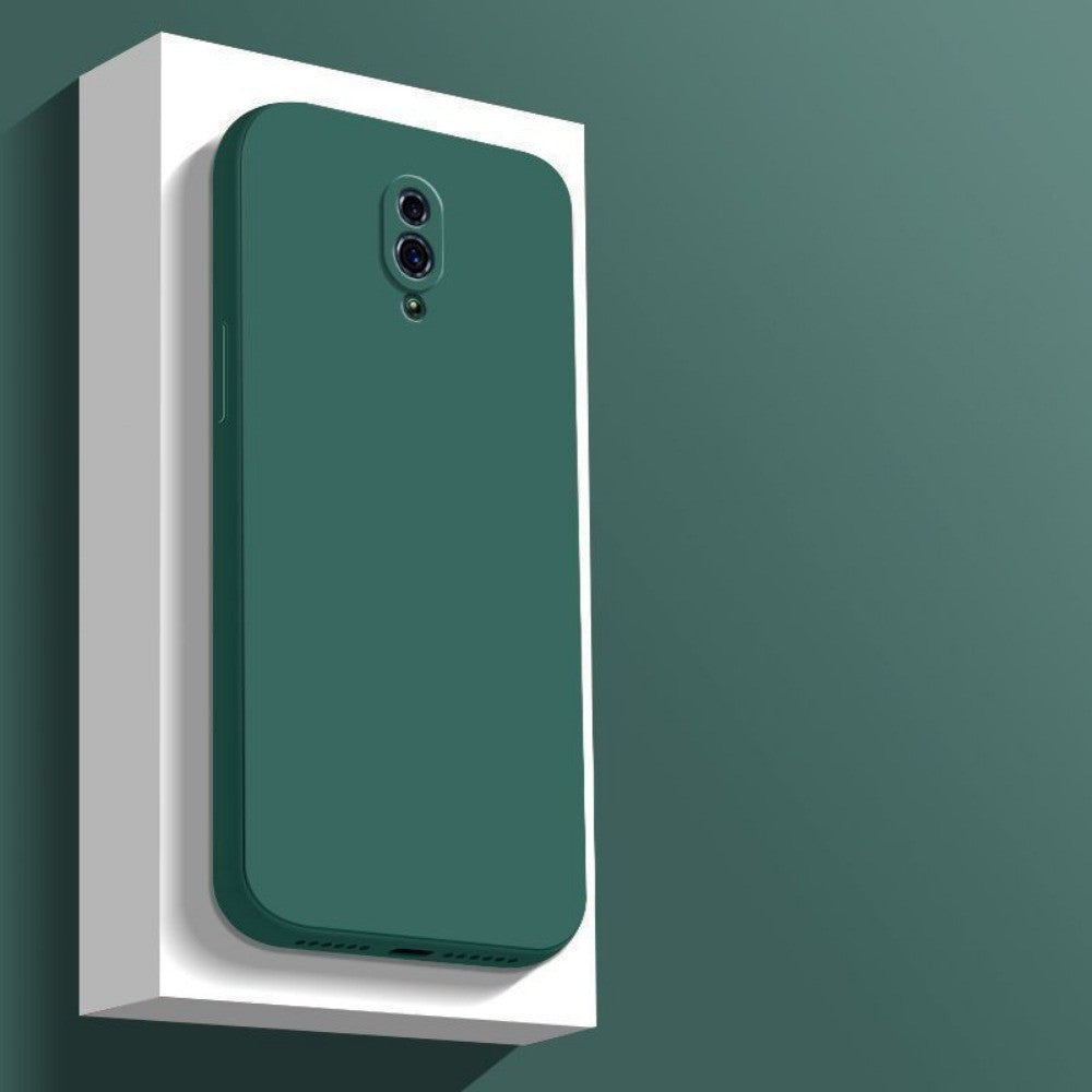 For OPPO Reno Cover Drop and wear resistant Silicone Full Case Classic Simple Solid Color Phone Case Cover
