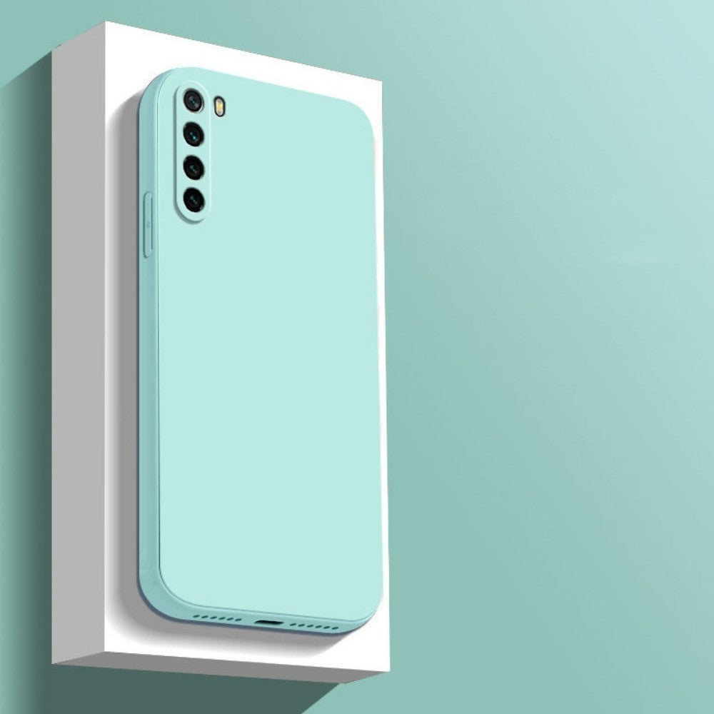 For Redmi Note 8T Cover Drop and wear resistant Silicone Full Case Classic Simple Solid Color Phone Case Cover