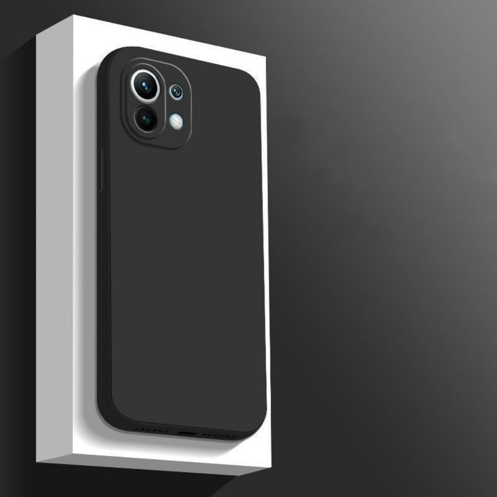 For Xiaomi 11 Cover Drop and wear resistant Silicone Full Case Classic Simple Solid Color Phone Case Cover