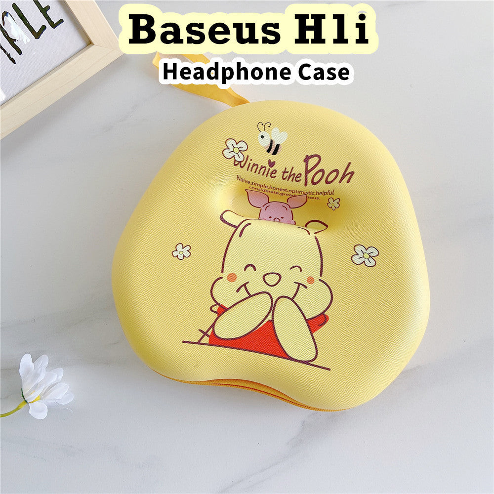 For Baseus H1i Headphone Case Cartoon Creative Patterns Headset Earpads Storage Bag Casing Box