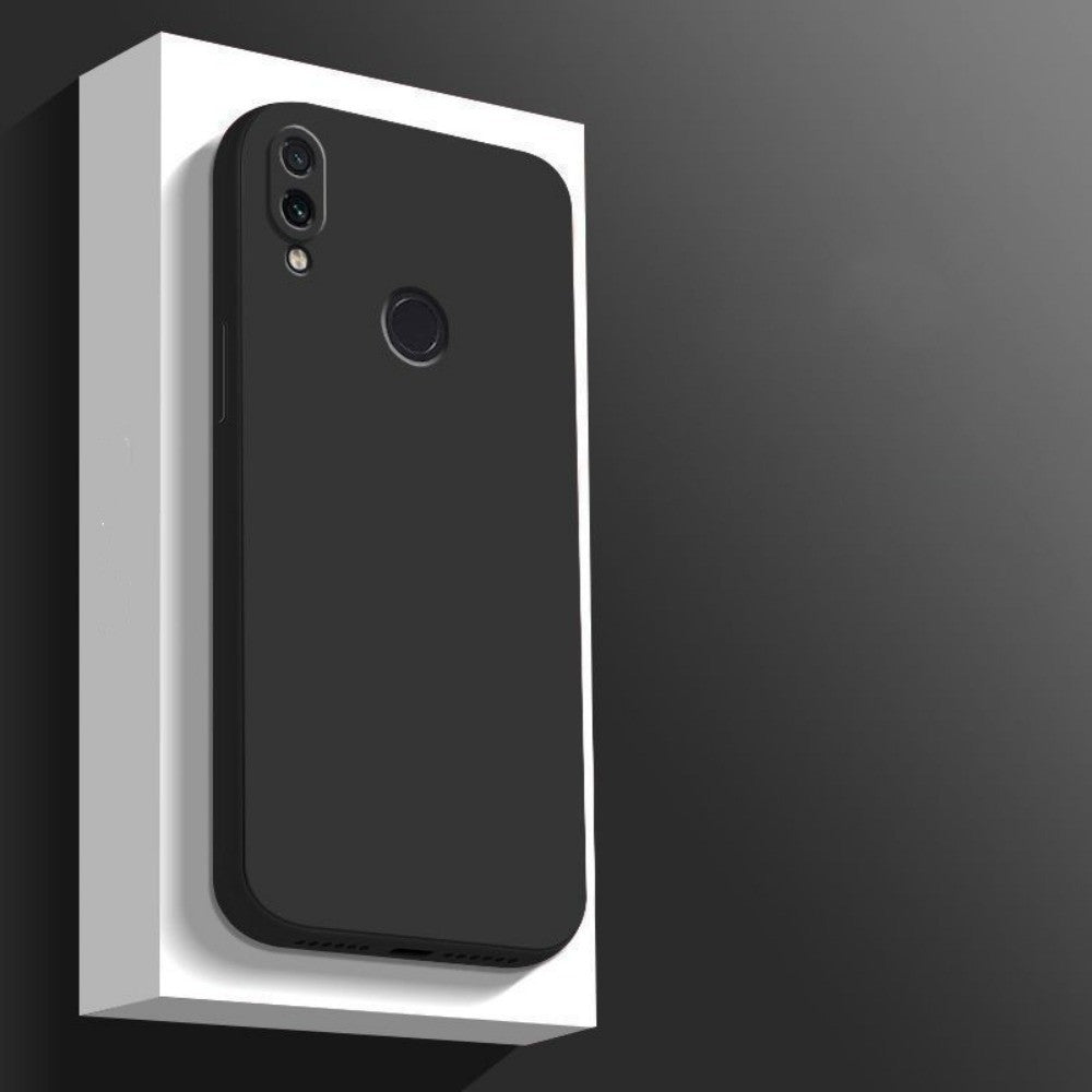 For Redmi Note 7 Cover Drop and wear resistant Silicone Full Case Classic Simple Solid Color Phone Case Cover