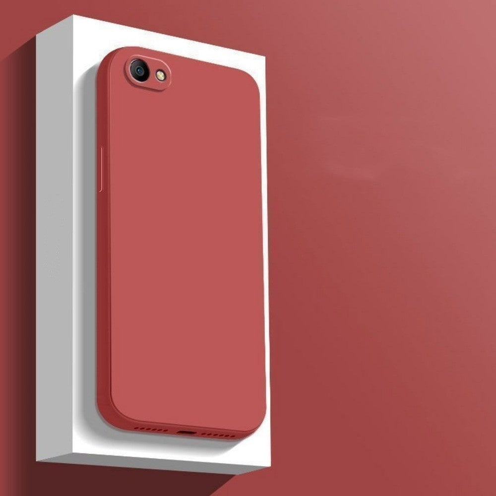 For Redmi 6A Cover Drop and wear resistant Silicone Full Case Classic Simple Solid Color Phone Case Cover