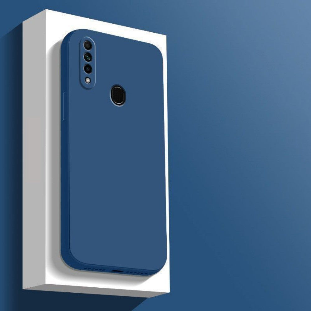 For OPPO A31 2020 Cover Drop and wear resistant Silicone Full Case Classic Simple Solid Color Phone Case Cover