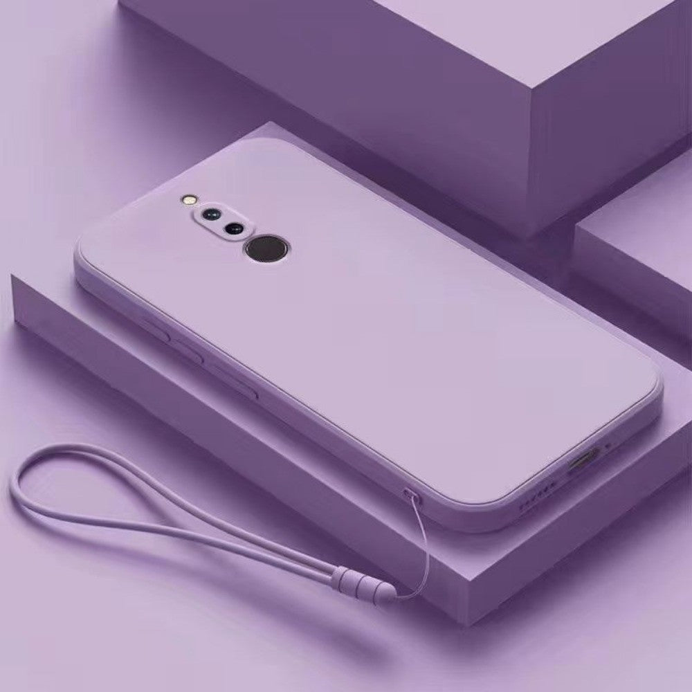 For Redmi 8 Cover Drop and wear resistant Silicone Full Case Classic Simple Solid Color Phone Case Cover