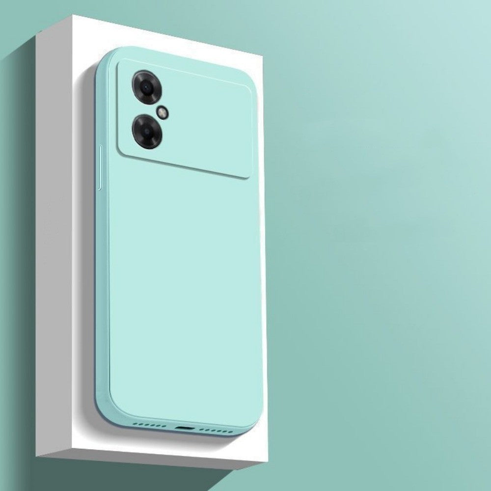 For Xiaomi Poco M4 Cover Drop and wear resistant Silicone Full Case Classic Simple Solid Color Phone Case Cover