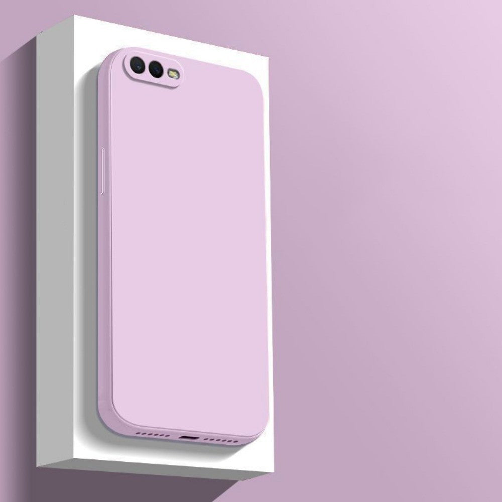 For OPPO R15X Cover Drop and wear resistant Silicone Full Case Classic Simple Solid Color Phone Case Cover