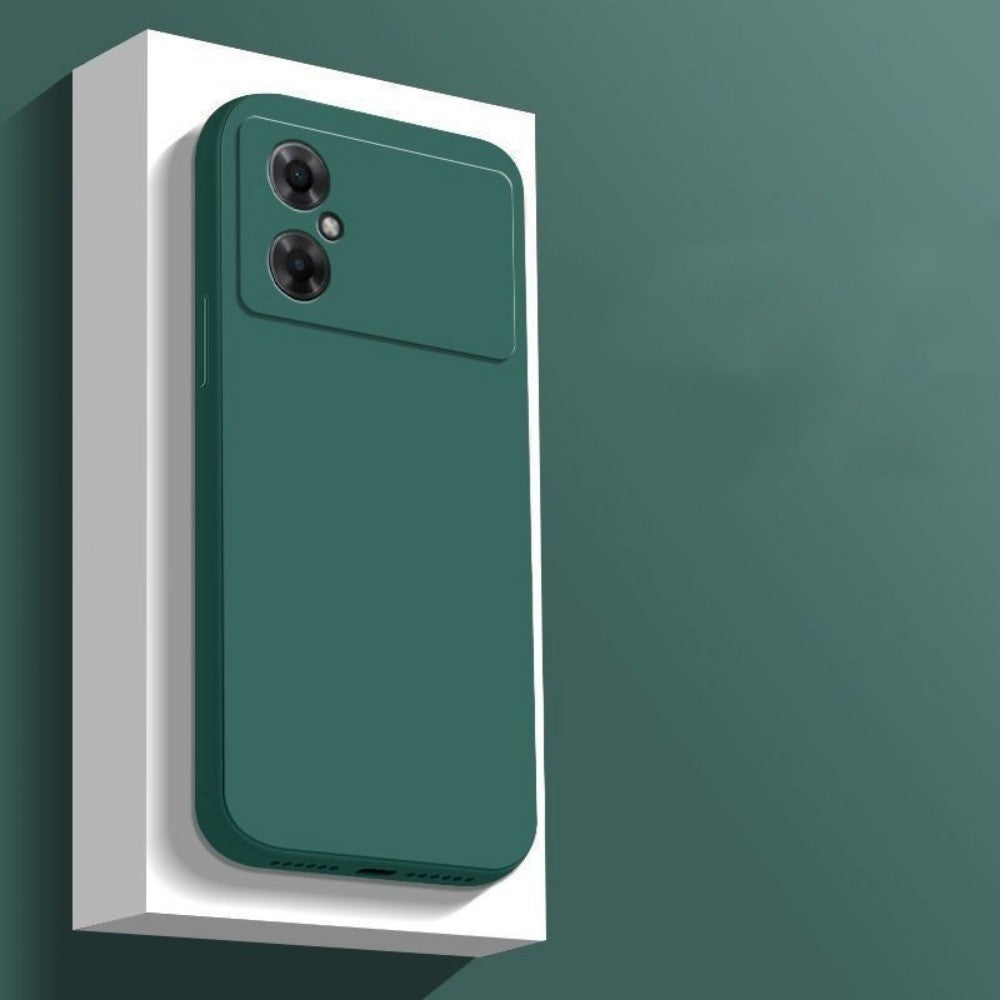 For Xiaomi Poco M4 Cover Drop and wear resistant Silicone Full Case Classic Simple Solid Color Phone Case Cover